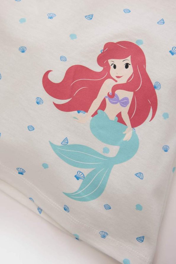 Girls' Disney Princess Short Sleeve Cotton Nightgown