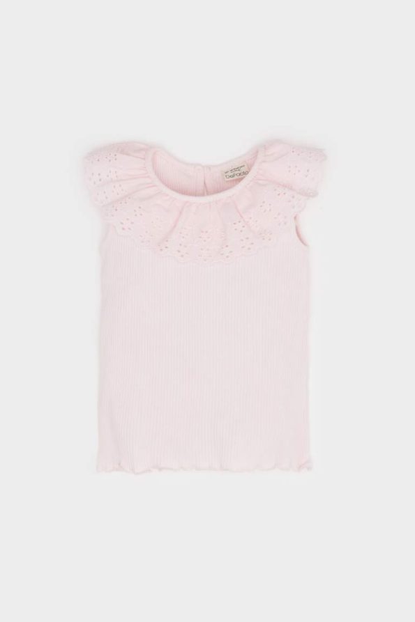 Girls' Lace Collar Tank Top