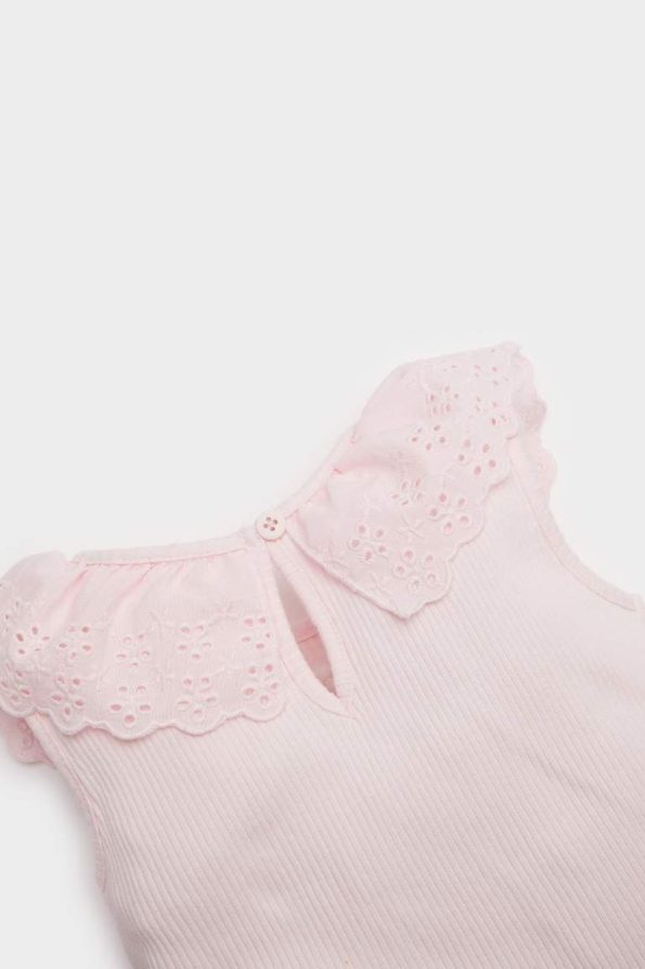 Girls' Lace Collar Tank Top