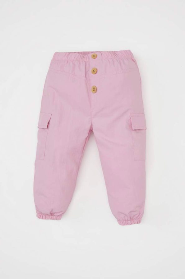 Girls' Baby 2-Piece Set Printed Short Sleeve T-Shirt and Parachute Pants