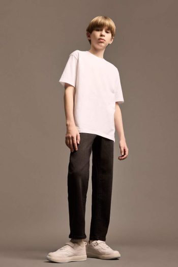 Boys' Straight Fit Basic Denim Pants