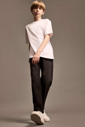 Boys' Straight Fit Basic Denim Pants