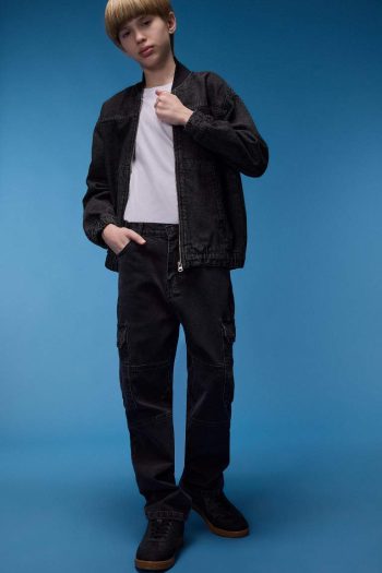 Boys Cargo Fit Jean Pants