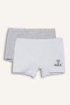 Girls' 2-Pack Boxer Shorts