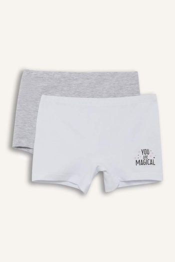 Girls' 2-Pack Boxer Shorts