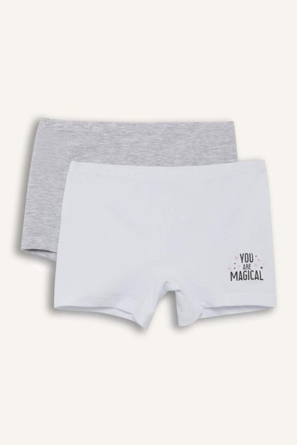 Girls' 2-Pack Boxer Shorts
