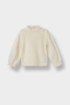Girls' Knitted Sweater with Embroidery