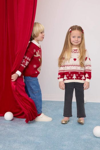 Girls' Baby Christmas Themed Sweater