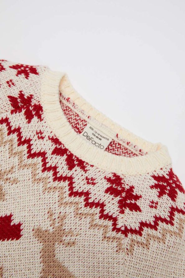Girls' Baby Christmas Themed Sweater