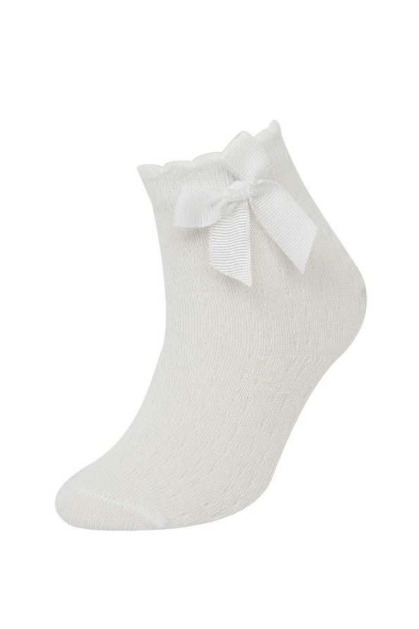 Non-Slip Sole 2-Pack Cotton Long Socks for Baby Girls