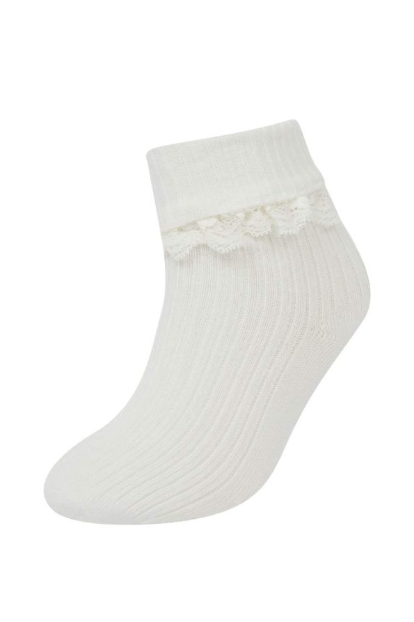 Seamless Cotton Long Socks for Baby Girls - Set of 3