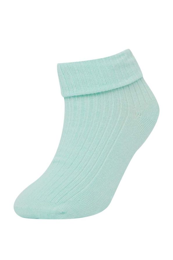 Seamless 4-Pack Cotton Long Socks for Baby Girls