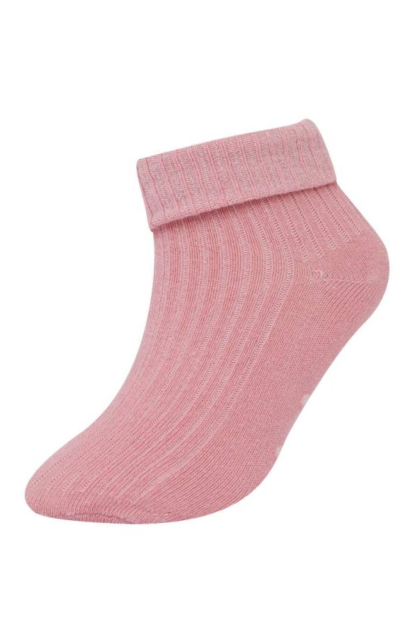 Seamless 4-Pack Cotton Long Socks for Baby Girls