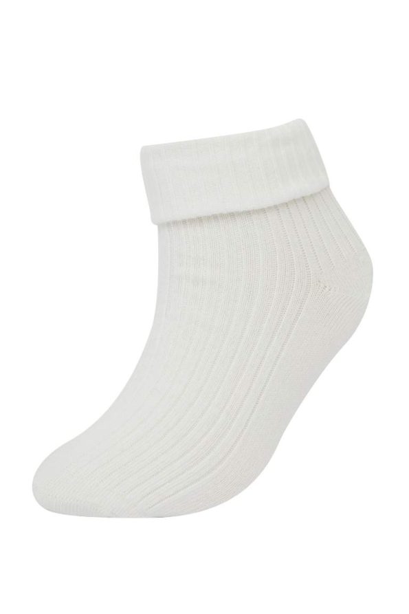 Seamless 4-Pack Cotton Long Socks for Baby Girls