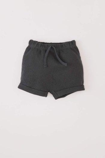 Boys' 2-Piece Dog Print Short Sleeve T-Shirt and Waffle Waistband Shorts Set