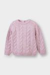 Girl's Bicycle Neck Knit Sweater