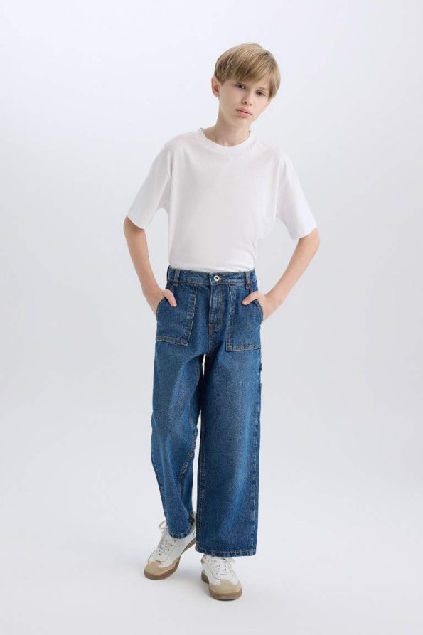 Boys' Wide Leg Jean Pants
