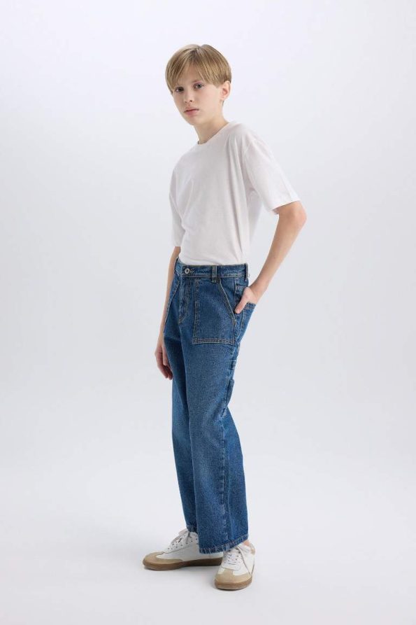 Boys' Wide Leg Jean Pants