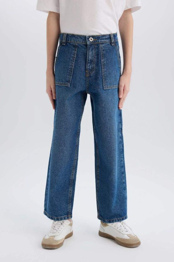 Boys' Wide Leg Jean Pants