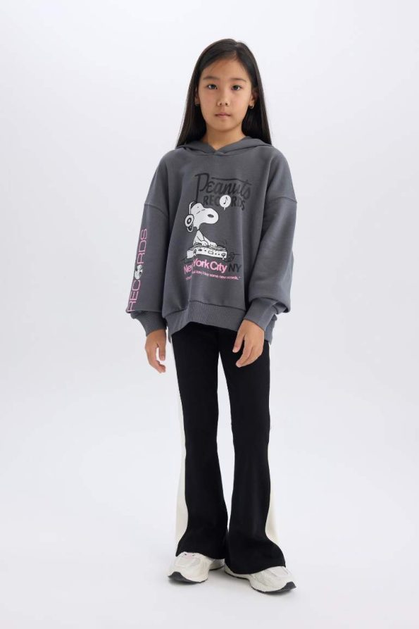 Girls' Standard Length Spanish Cut Basic Solid Leggings