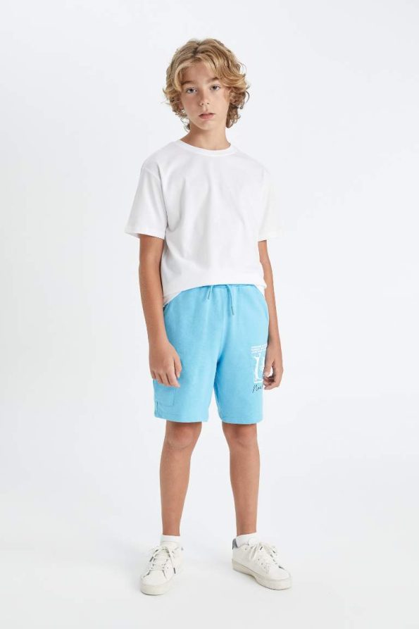 Boys' Elastic Waist Printed Shorts