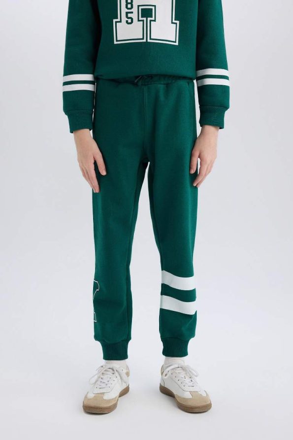 Boys' Printed Elastic Waist Jogger Pants