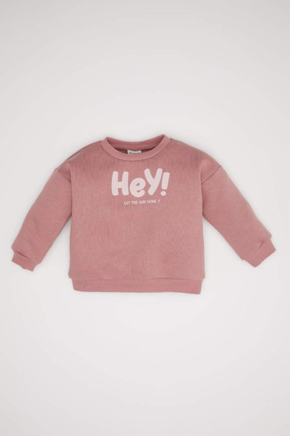 Girls' Printed Sweatshirt