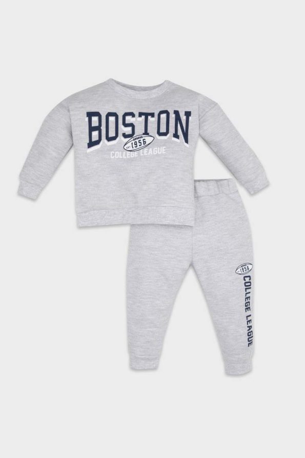 Boys' 2-Piece Printed Sweatshirt and Jogger Set