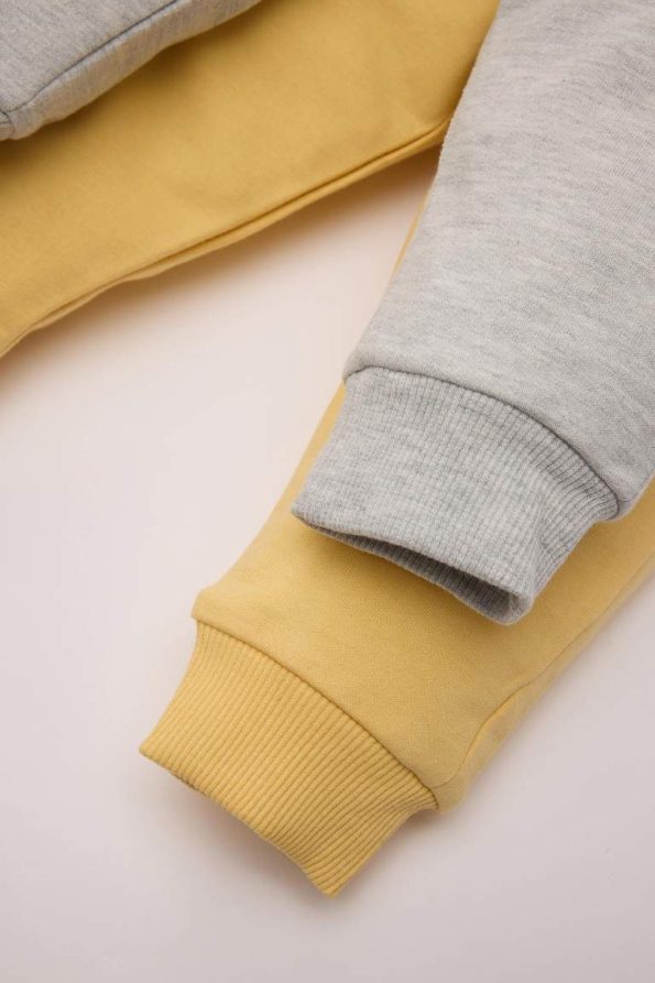 Boys' Basic Elastic Waistband Sweatpants Set