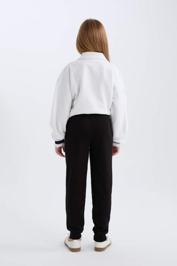 Girls' Elastic Waist Printed Jogger Pants