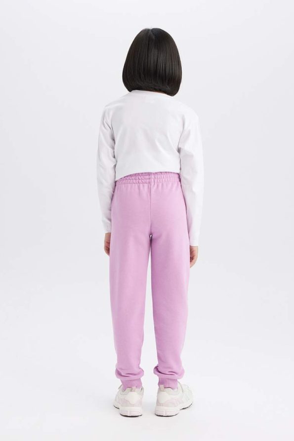 Girls' Elastic Waist Printed Jogger Pants