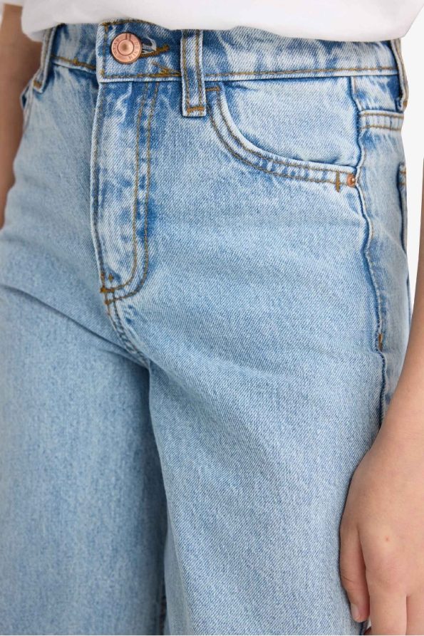 Girls' Wide Leg Jean Pants