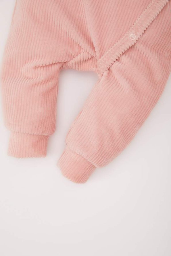 Baby Girl Newborn Long Sleeve Velvet Jumpsuit