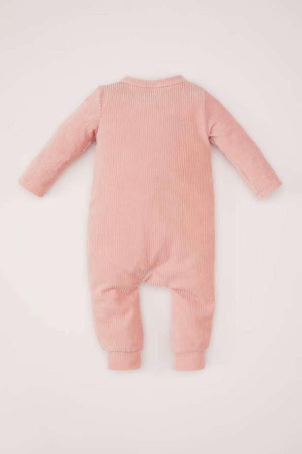Baby Girl Newborn Long Sleeve Velvet Jumpsuit
