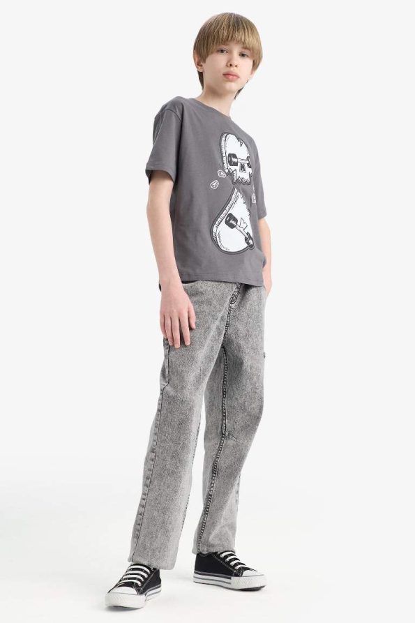 Boys' Jogger Fit Stretch Waistband Jean Pants