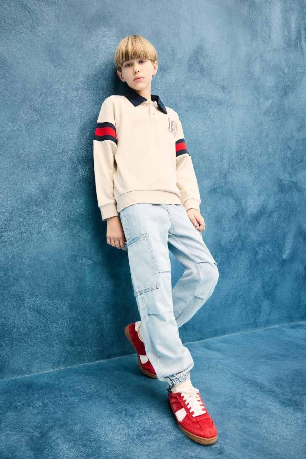 Boys' Parachute Denim Pants