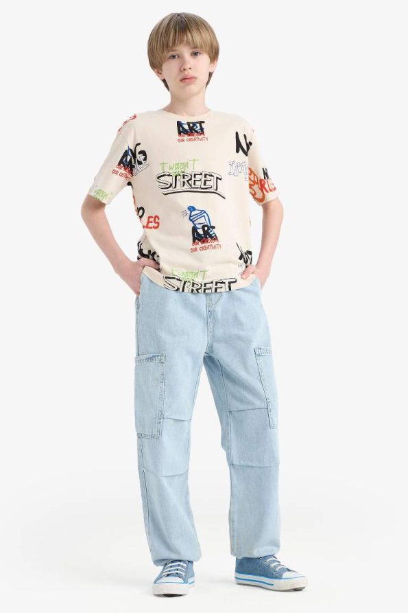 Boys' Parachute Denim Pants