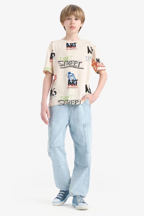 Boys' Parachute Denim Pants