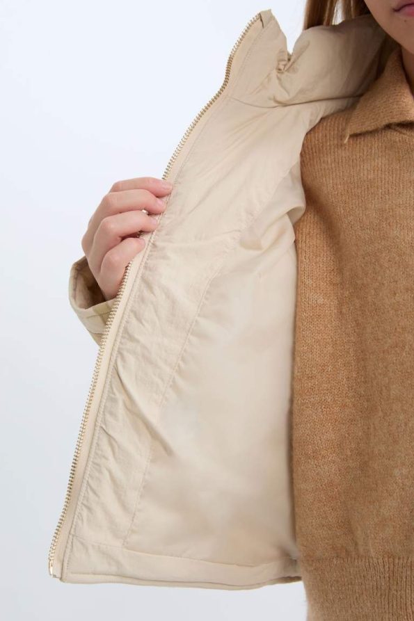 Girls' Water-Resistant Hooded Zip-Up Jacket with Pockets