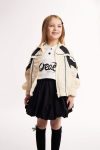 Girls Waterproof Hooded Zip-Up Raincoat