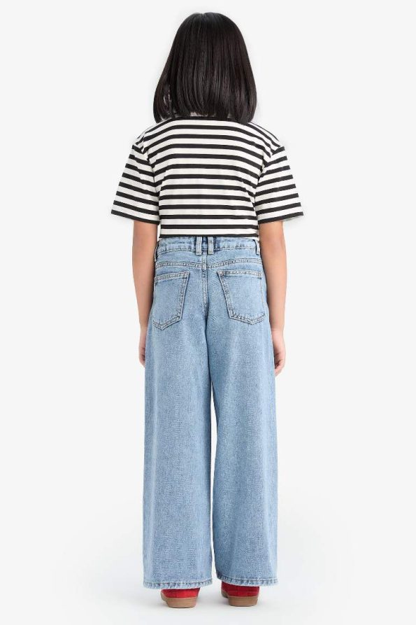 Girls' Wide Leg Jeans
