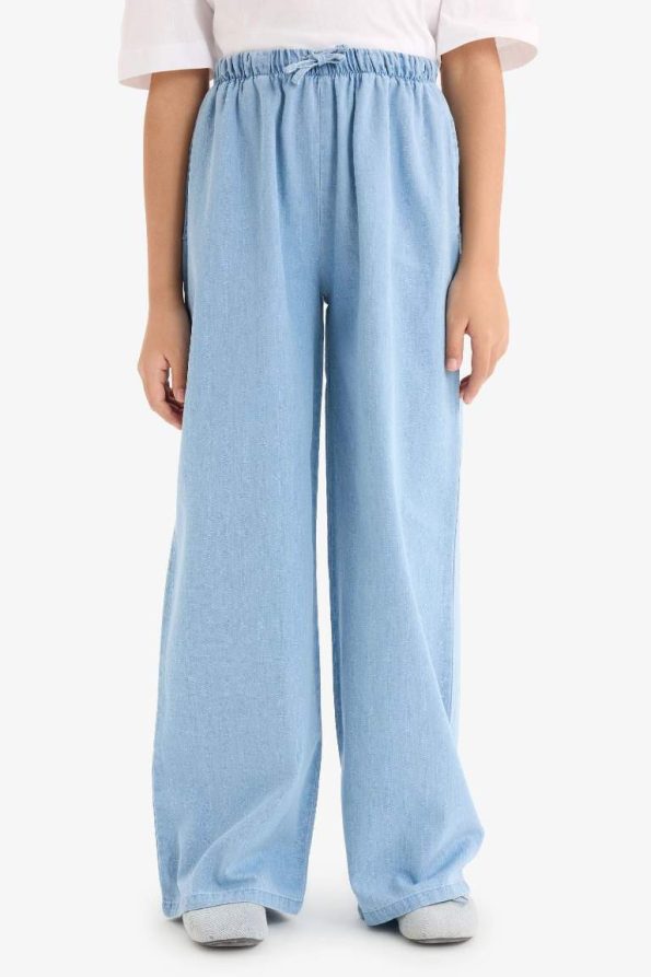 Girls' Wide Leg Denim Jeans