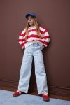 Girls' Paperbag Cargo Wide Leg Cotton Pants