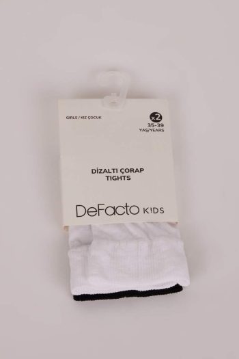 Girls' Two-Pair Knee-High Socks