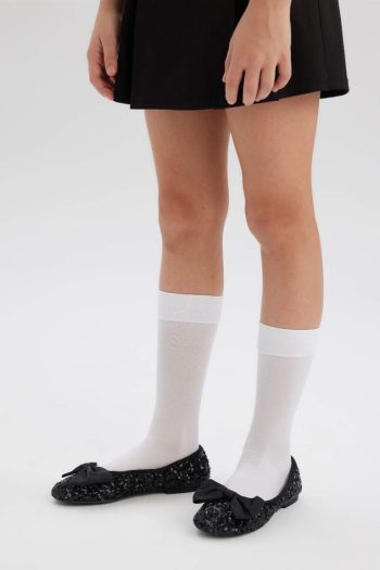 Girls' Two-Pair Knee-High Socks