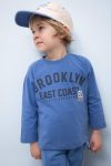 Boys' Printed Long Sleeve Crew Neck T-Shirt