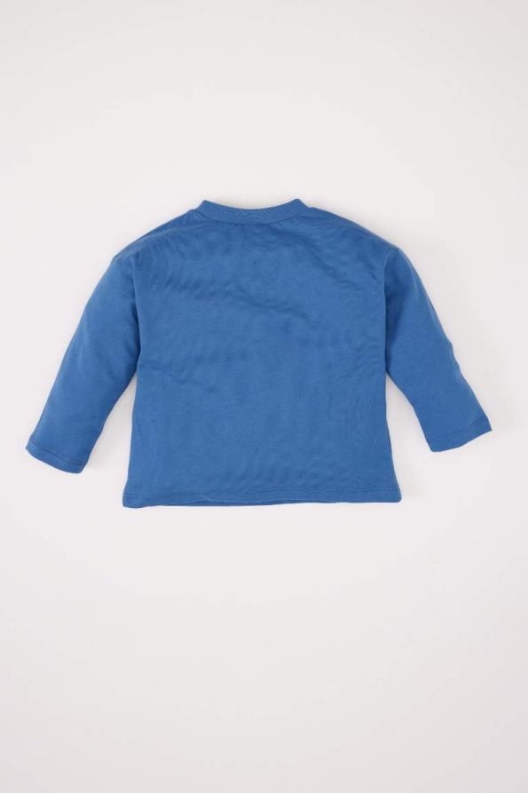 Boys' Printed Long Sleeve Crew Neck T-Shirt