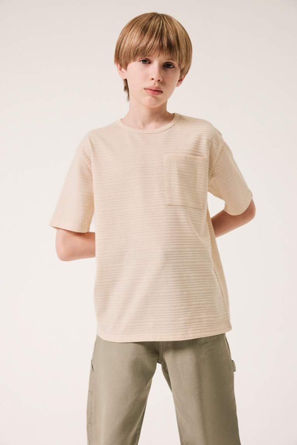 Boys' Basic Short Sleeve Crew Neck T-Shirt