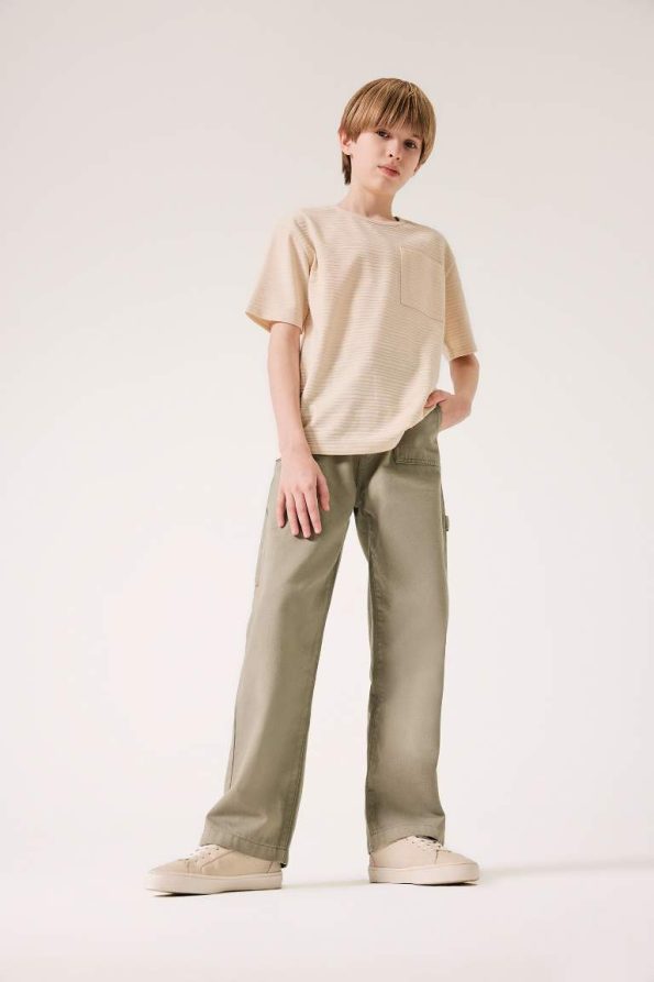 Boys' Basic Short Sleeve Crew Neck T-Shirt