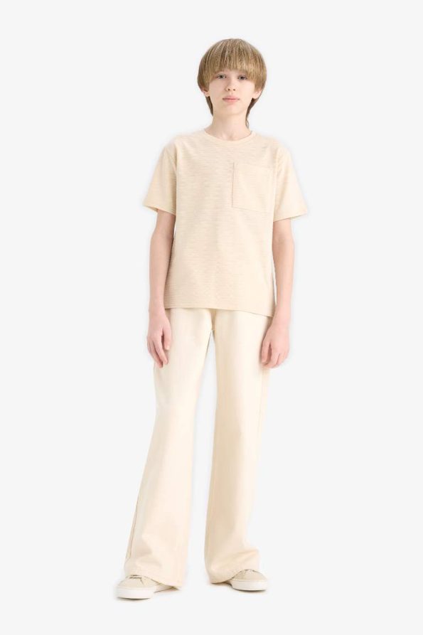 Boys' Basic Short Sleeve Crew Neck T-Shirt